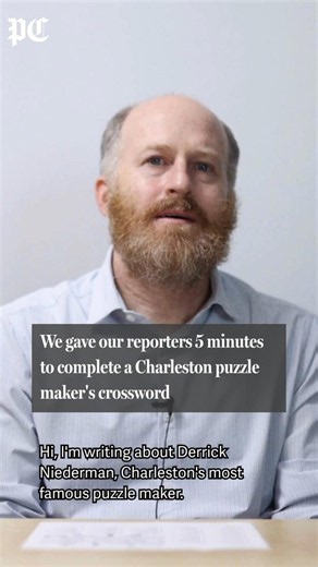 We gave our reporters 5 minutes to complete a Charleston puzzle maker's crossword