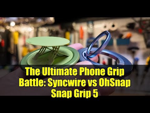 The Ultimate Phone Grip Battle: Syncwire vs OhSnap Snap Grip 5