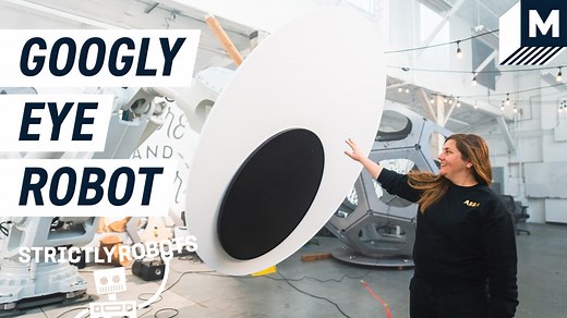 ABB's largest robot gets a gigantic googly eye
