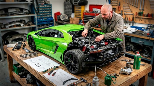 Man Spends $12,000 Building a Mini Lamborghini with a V12 Engine