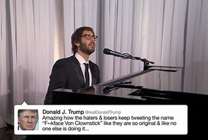 Josh Groban Sings Donald Trump's Buffoonish Tweets on 'Kimmel' - SPIN