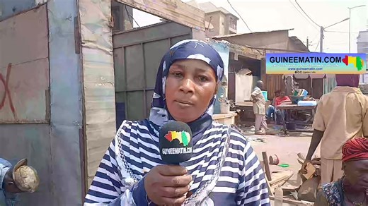 Marché concasseur (Hamdallaye) : "Nous n'avons nulle part où aller", dit fatoumata Camara, marchande | Guineematin.com