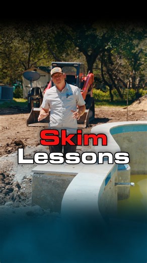 61K views · 194 reactions | This pool only has one skimmer — and that’s all it really needs. It’s a smaller setup, so instead of overcomplicating it, we kept the original and gave it a clean, custom look by capping the skimmer box with stone to match the coping. Clean, functional, and future-proof.  #POOLology #poolbuilder #renovation #poolconstruction #custompools #BackyardOasis | POOL-ology | Facebook