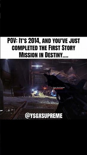 Destiny 1 was Peak Gaming… #nostalgia #destiny2
