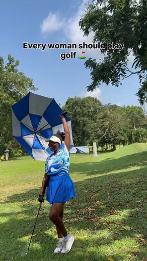 Every woman should play golf ⛳️ . . . #golf #golfinstagram #golfwomenoutfit #golfisgreat #golfisfun #golf7gti #womenwhogolf #ladieswhogolf #thegolfstagram | Cherrie Ana