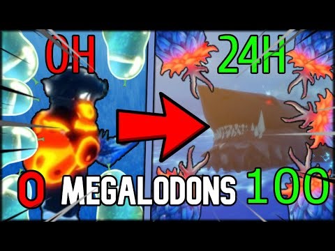 100 Megalodons In 24 Hours | GPO!!!
