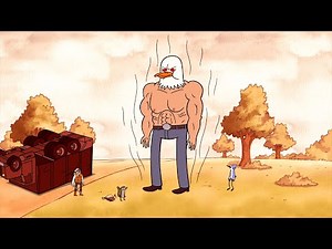 Regular Show - Mordecai, Rigby And The Bunch Of Baby Ducks VS The Duck Collector