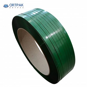 [Hot Item] 9-32 mm Customized Pallet Packing Plastic Strap Strapping Pack Green Black Effective Embossed or Smooth Pet Polyester Strapping Band From Manufacturer