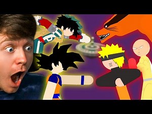 BEST Stickman ANIME TOURNAMENT EVER! (Reaction)