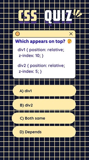 CSS Z-Index Quiz 🤯 Which Element Stays On Top?