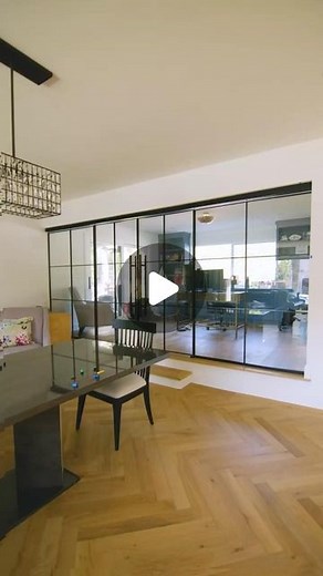 Architectural Glass Partitions & Metal Systems on Instagram: "Glass Framed Partition is a perfect architectural solution to separate your space yet safe the maximum light✨ #glasspartition #glass #interiordesign #interior #space #atmosphere #aluminum #aluminumproducts #aluminumpartition"