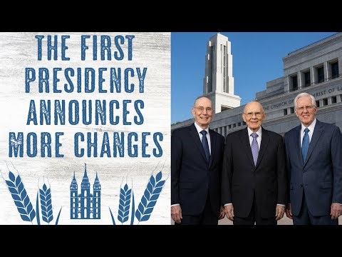 New Temple & First Presidency Announces MORE Changes!
