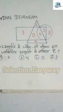 Venn diagram#reasoning #reasoningtricks#selectioneasyway