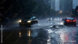 this Powerful Tornado Formation and Its Aftermath: Dive into the awe-inspiring yet terrifying nature of tornadoes, capturing their formation, destruction, and the landscape's recovery. Stock Video