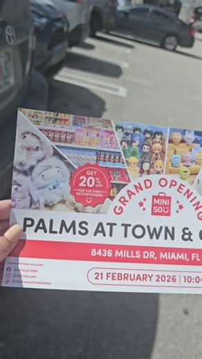 Miniso Grand Opening in Kendall, Miami