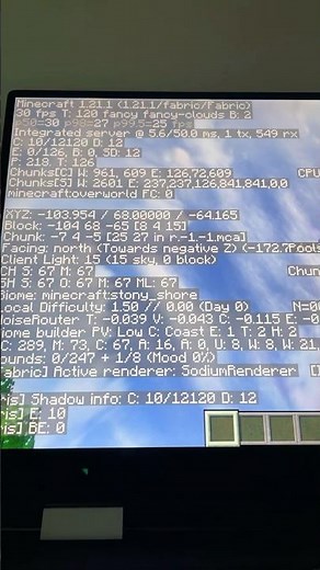 How to get high fps with solas shader Minecraft #minecraft #minecraftbuticanttouchgrass