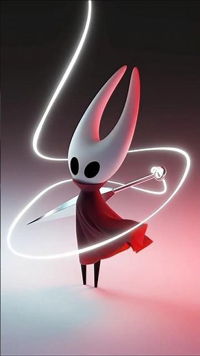 🎨 3D Modeling Hornet from Hollow Knight | Blender Speed Art 🐝⚔️