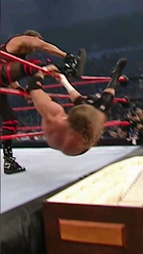 Kane vs. Triple H - Casket Match (2002) #shorts