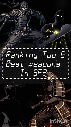 Top 6 best weapons in Shadow fight 2#shadowfight #fighting