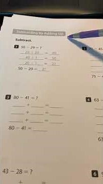 Subtracting by Adding Up