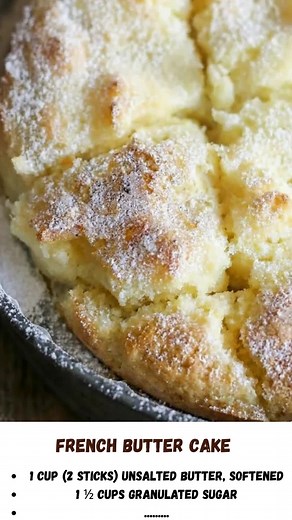 Delicious French Butter Cake Recipe for Perfect Dessert