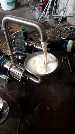 Stainless Steel Multi-Grade Homogenizer 3 Stage Inline High Shear Diary Beverage Emulsifier Pump