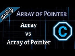 40.Array of Pointers in C || Tamil Pro Techniques ||