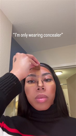 Since I’m on vacation wearing only concealer is a so much faster application look. It looks exactly the same as a full face if not better ✨ #makeuplover #concealer #beauty #softglam