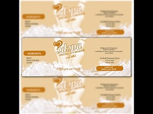 how to make a product label in photoshop