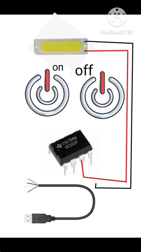 touch circuit /touch on/off switch circuit diagram