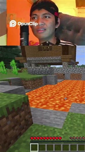 Minecraft Lava Disaster 50 Billion Creepers! #medjedbaby #minecraft #shorts