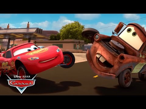 Os Melhores Momentos de Mate | Pixar Carros