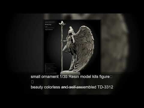 small ornament 1/35 Resin model kits figure beauty colorless and self-assembled TD-3312