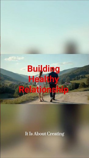 Building Healthy Relationship