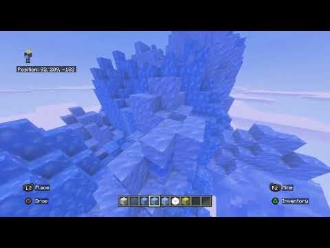 Building Elsa's Ice Palace #75 - Minecraft Frozen Elsa's Ice Castle Tutorial - Vibrant Visuals