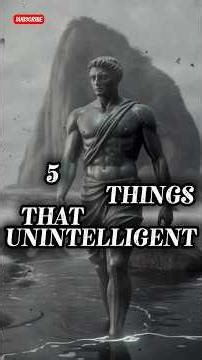 Never Do These 5 Things — They Instantly Reveal Low Intelligence |Stoicism #stoicwisdom #lifelessons