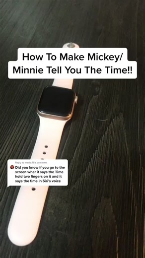 Apple Watch Mickey/Minnie Talking Tutorial
