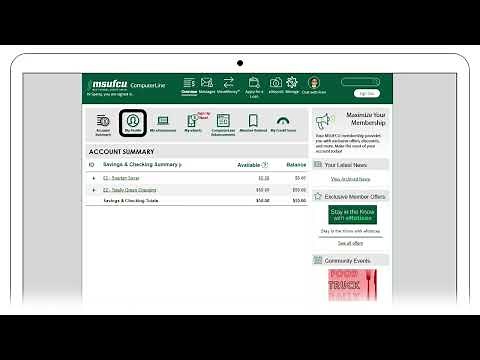 🔎 How to Find Your MSUFCU Account Number in ComputerLine | Online Banking