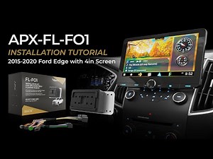 iDatalink Maestro APX-FL-FO1 - Installation tutorial for 2015-2020 Ford Edge with the 4in Screen