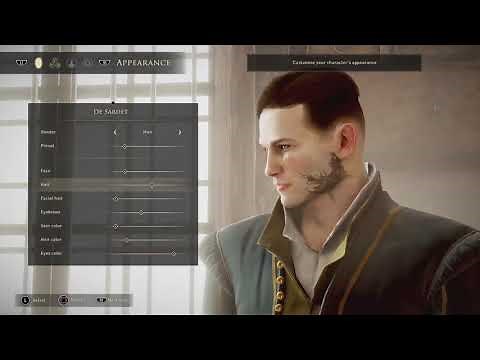 Greedfall Character Creation - Character Customization