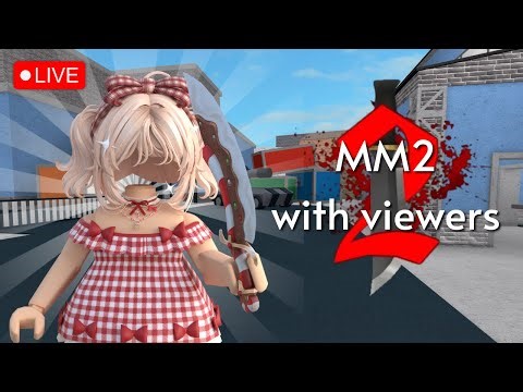 PLAYING MM2 WITH VIEWERS ❤ (Murder Mystery 2)