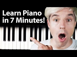 Your First EASY SONG on Piano in Just 7 Minutes! (SUPER EASY for Beginners)