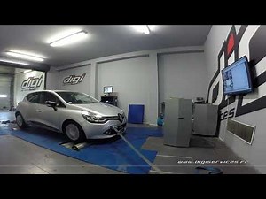 Renault Clio 4 1.5 dci 90cv Reprogrammation Moteur @ 117cv Digiservices Paris 77 Dyno