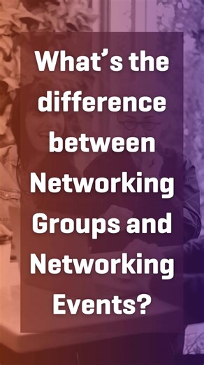 What is the difference between a networking group and a networking event? A networking event is usually a one-off or semi-regular event, like a Chamber event. The networking aspect is often unstructured, with lots of mixing and mingling. Sometimes networking isn't even the main point of going; it just happens before or after the talk or presentation. These kinds of events are great for getting out there are meeting as many people as possible in a short period of time. A networking group is a reg