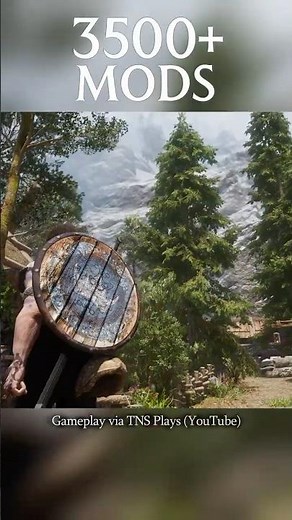 3500+ Mods Turn Skyrim Into a Completely Different Game #skyrim #gaming #shorts
