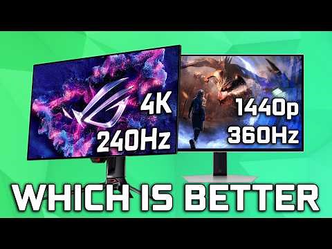 Which QD OLED is Better? - 4K 240Hz vs 1440p 360Hz Monitors