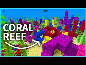🐠 Minecraft 1.13 - New CORAL REEF SEED with Survival Island - New 1.13 Biome (Snapshot 18w10d)