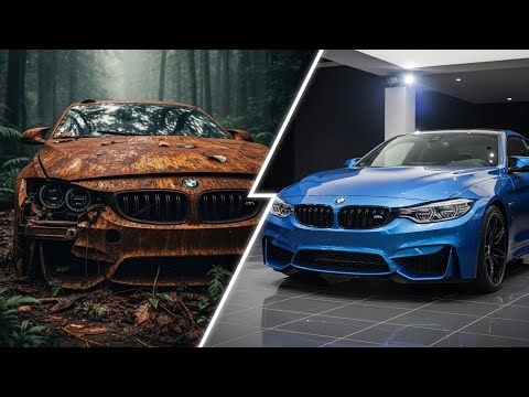 BMW M4 Found in Jungle – Full Restoration to Brand New! 🔥