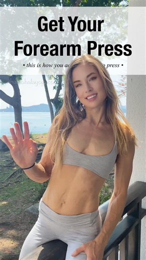 HOW you actually learn to press. 💪 #shorts #strength #yoga #fitness