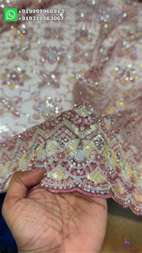 Beautiful Imported Net Fabric Saree With Heavy Readymade Blouse | Sequins, Resham & Zarkan Work |